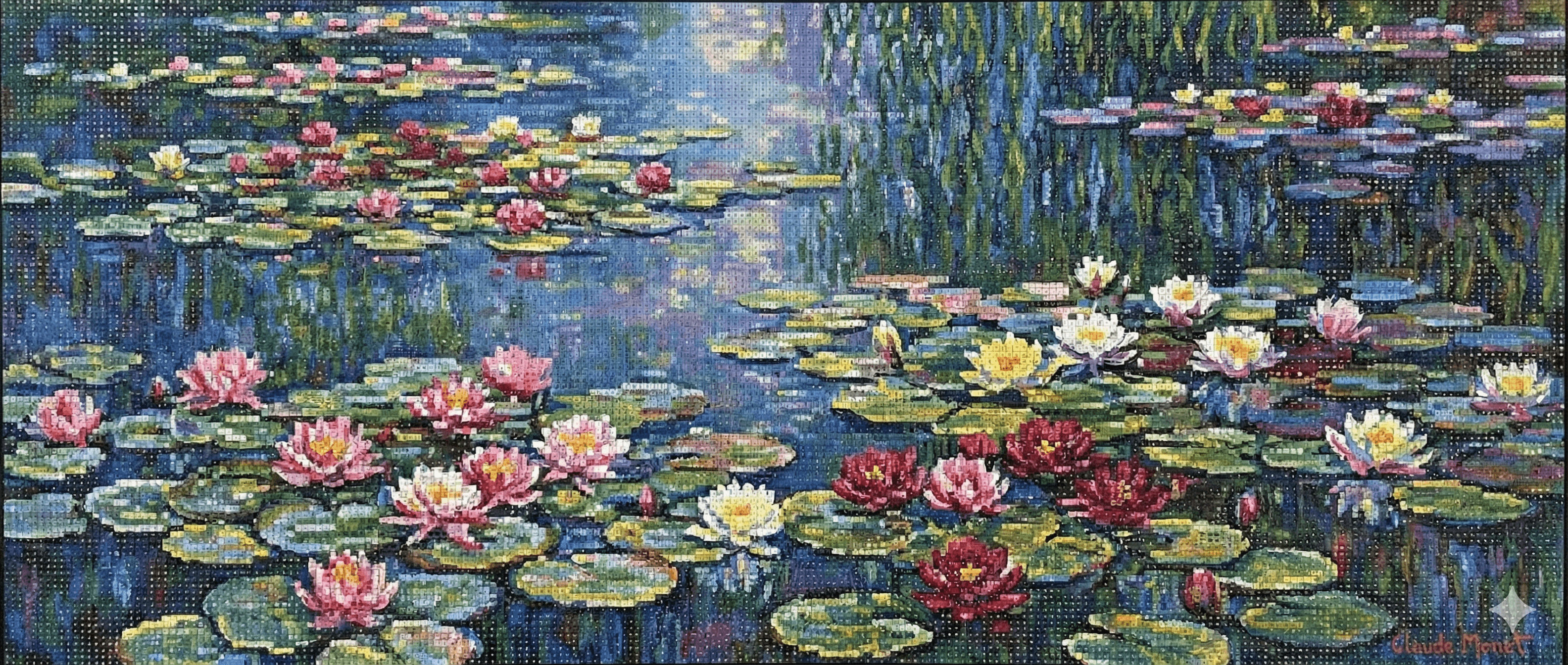 Water lilies painting representing HIP kernel optimization